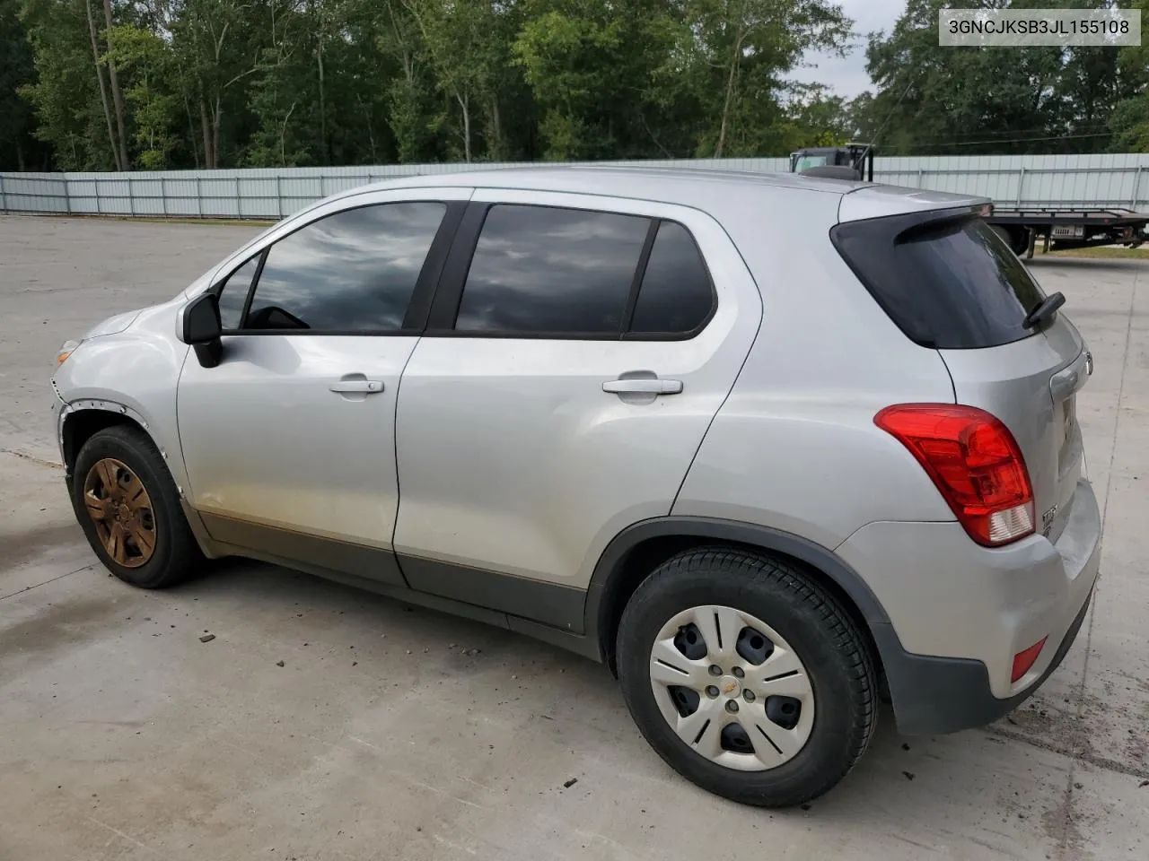 2018 Chevrolet Trax Ls VIN: 3GNCJKSB3JL155108 Lot: 71641544