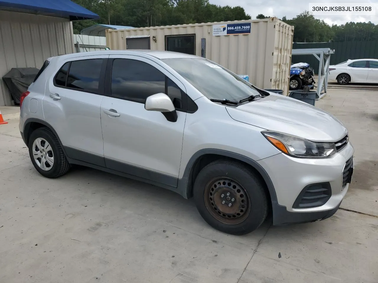 2018 Chevrolet Trax Ls VIN: 3GNCJKSB3JL155108 Lot: 71641544