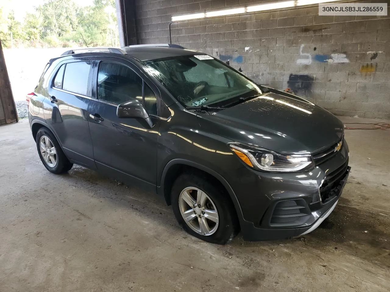 2018 Chevrolet Trax 1Lt VIN: 3GNCJLSB3JL286559 Lot: 71703124