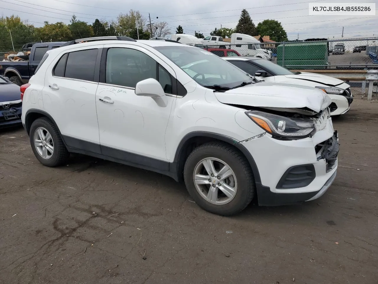 2018 Chevrolet Trax 1Lt VIN: KL7CJLSB4JB555286 Lot: 71737804