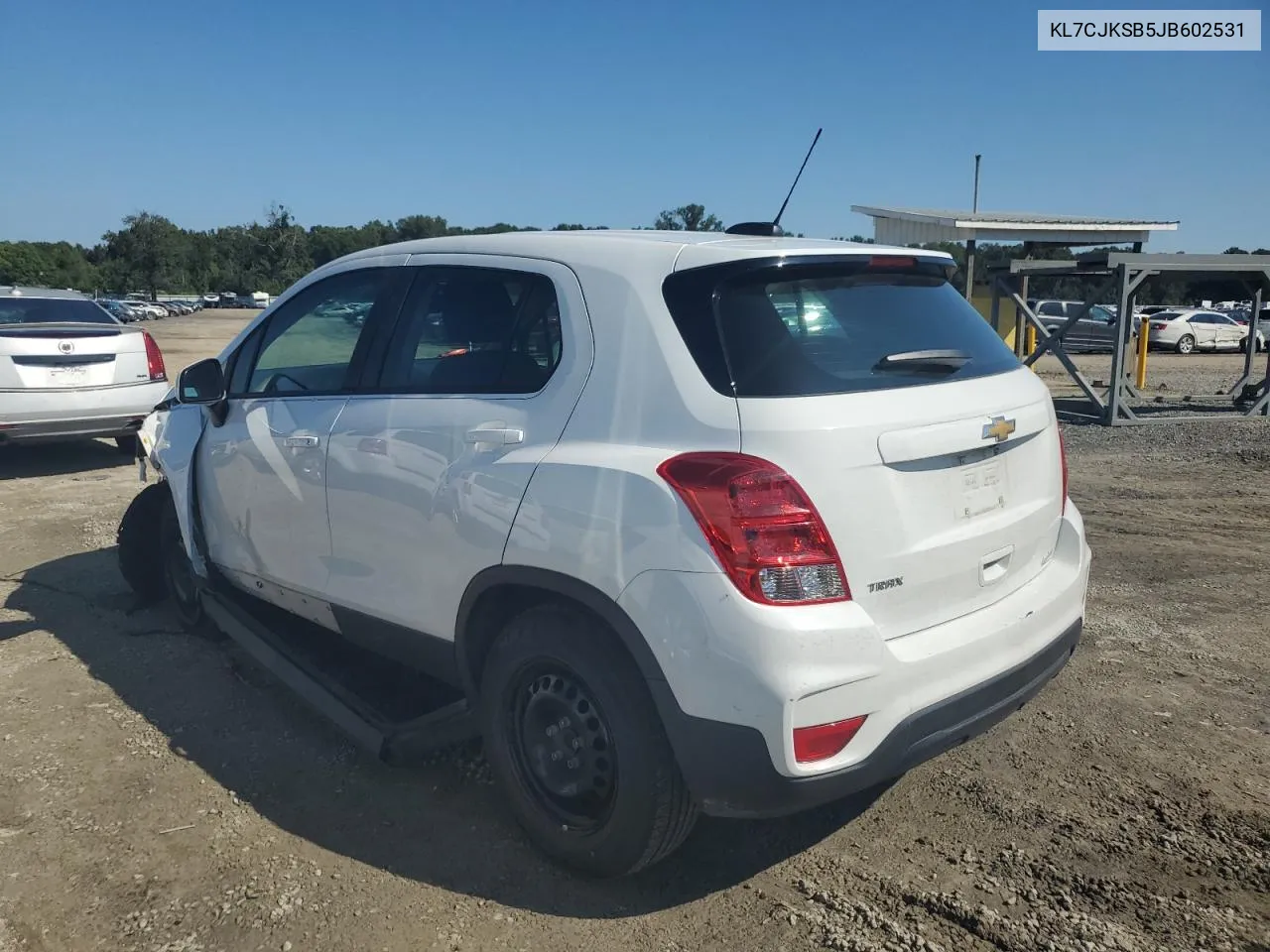 2018 Chevrolet Trax Ls VIN: KL7CJKSB5JB602531 Lot: 72078284