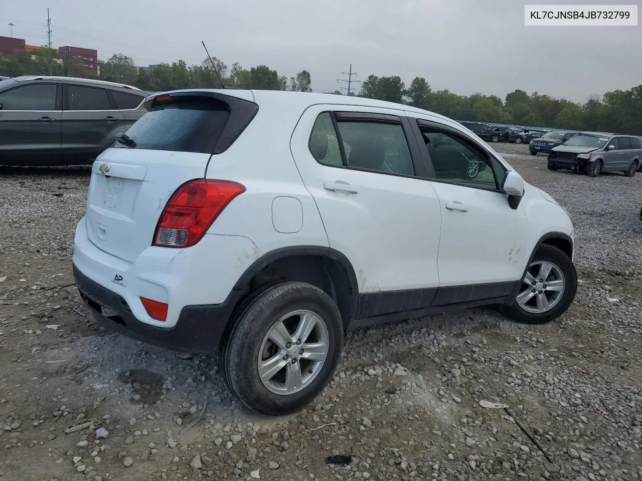 2018 Chevrolet Trax Ls VIN: KL7CJNSB4JB732799 Lot: 72161274