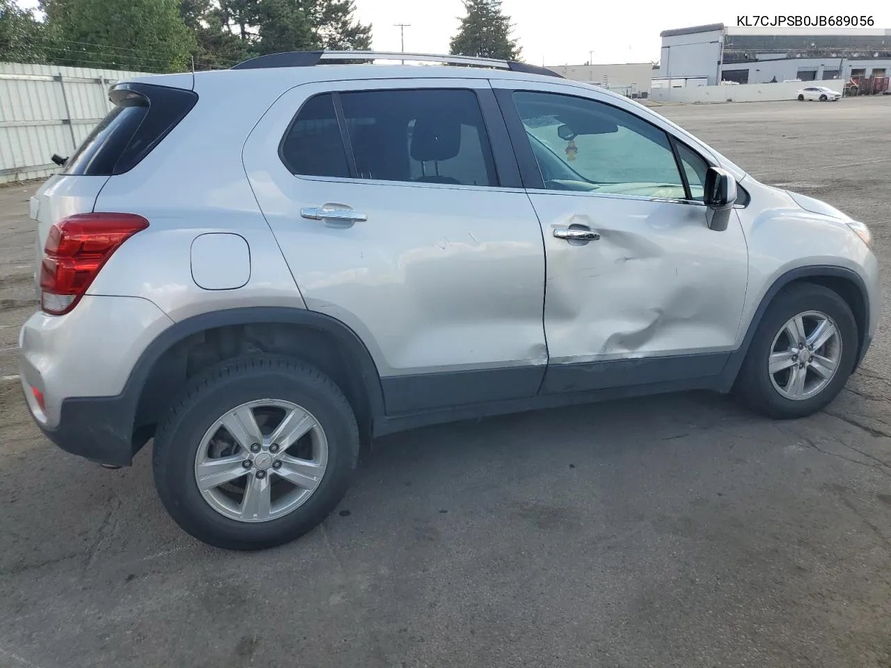 2018 Chevrolet Trax 1Lt VIN: KL7CJPSB0JB689056 Lot: 72274014