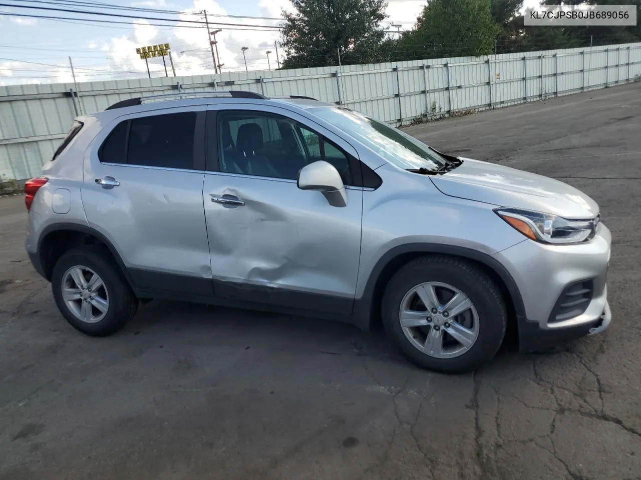 2018 Chevrolet Trax 1Lt VIN: KL7CJPSB0JB689056 Lot: 72274014