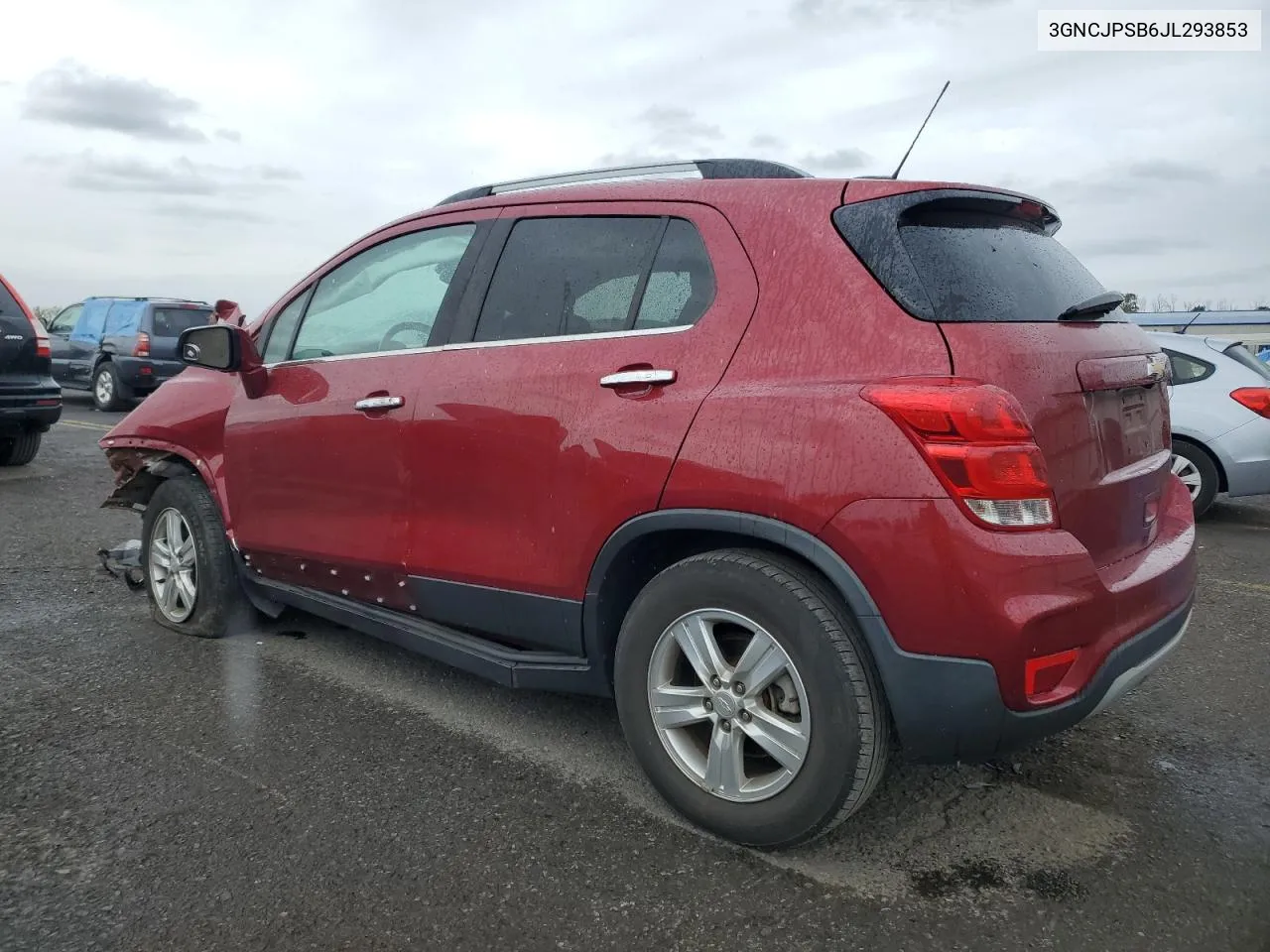 2018 Chevrolet Trax 1Lt VIN: 3GNCJPSB6JL293853 Lot: 72508184