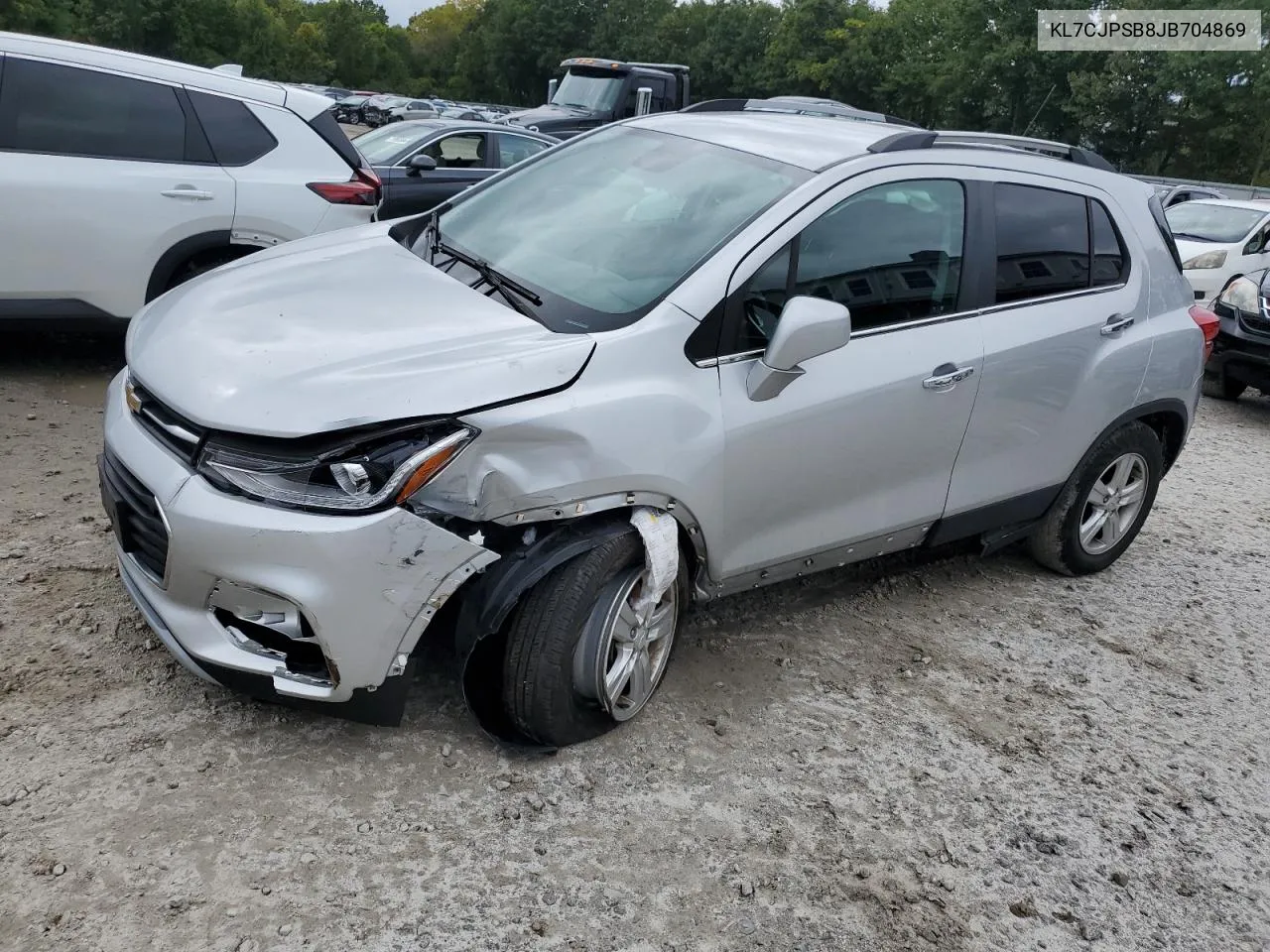 2018 Chevrolet Trax 1Lt VIN: KL7CJPSB8JB704869 Lot: 72551624