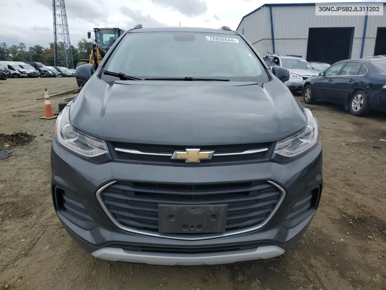 2018 Chevrolet Trax 1Lt VIN: 3GNCJPSB2JL311202 Lot: 72850844