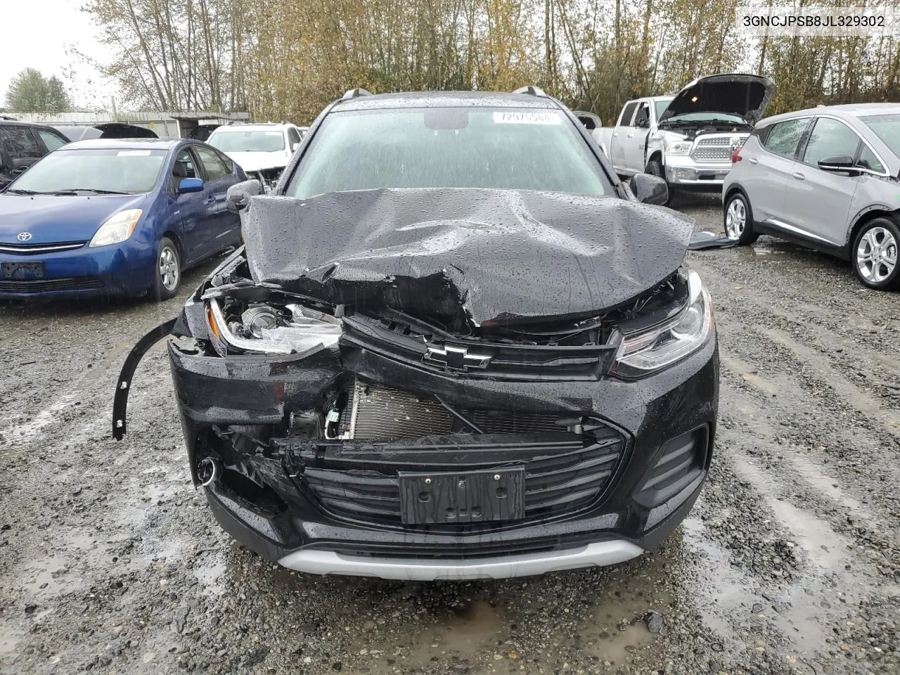 2018 Chevrolet Trax 1Lt VIN: 3GNCJPSB8JL329302 Lot: 72975584