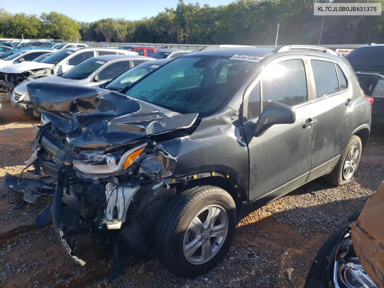 2018 Chevrolet Trax 1Lt VIN: KL7CJLSB0JB631375 Lot: 73147134