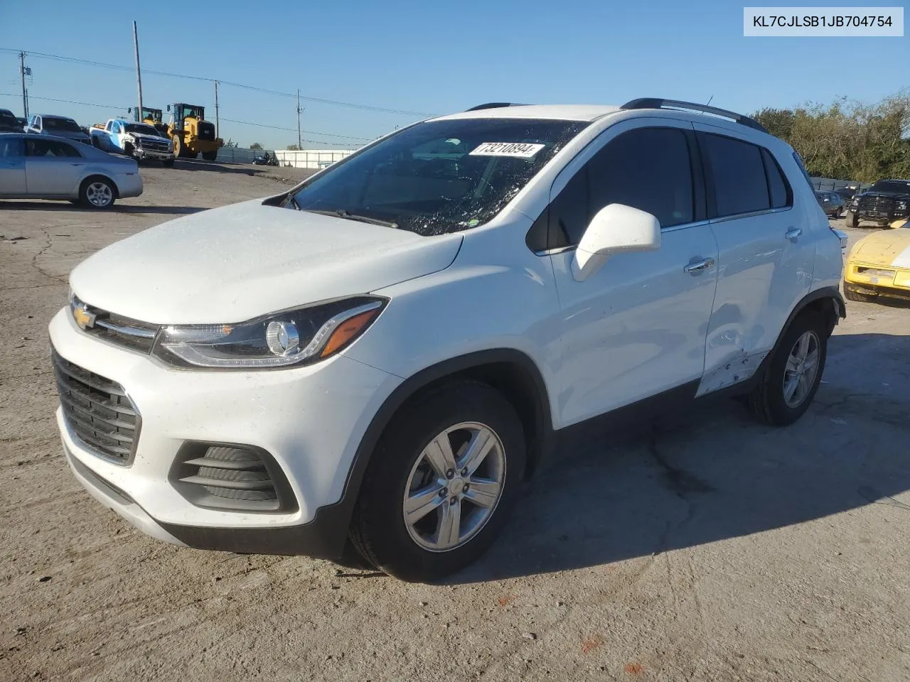 2018 Chevrolet Trax 1Lt VIN: KL7CJLSB1JB704754 Lot: 73210894