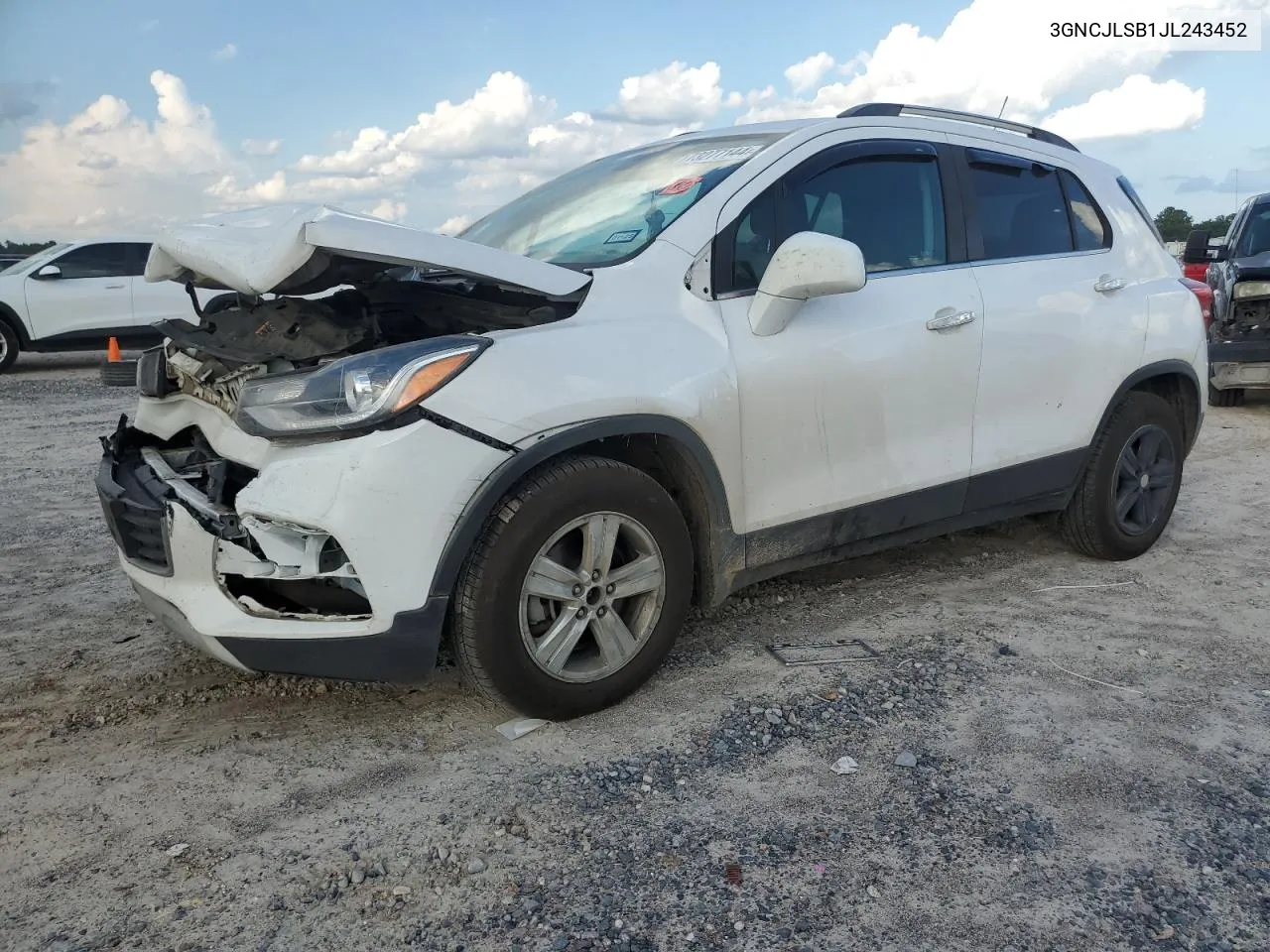 2018 Chevrolet Trax 1Lt VIN: 3GNCJLSB1JL243452 Lot: 73277144