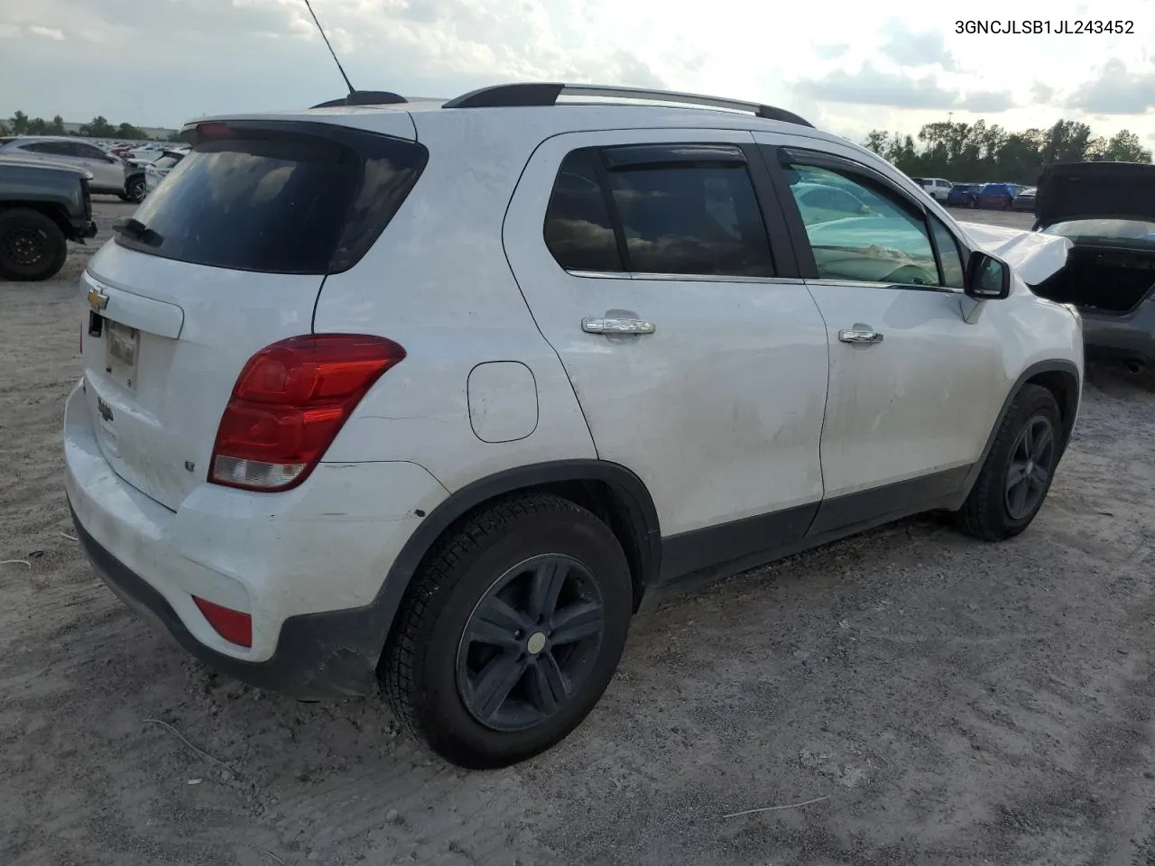 2018 Chevrolet Trax 1Lt VIN: 3GNCJLSB1JL243452 Lot: 73277144