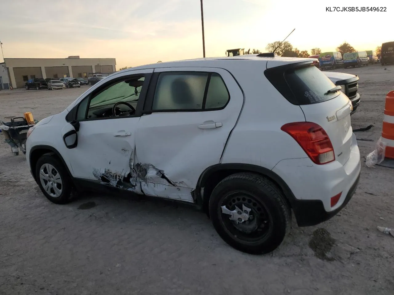 2018 Chevrolet Trax Ls VIN: KL7CJKSB5JB549622 Lot: 73282624