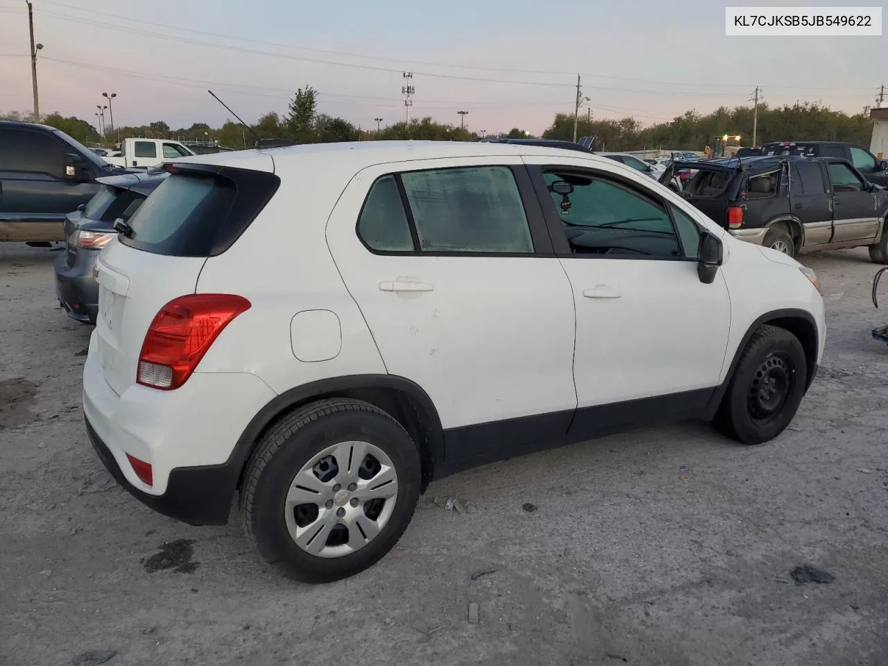 2018 Chevrolet Trax Ls VIN: KL7CJKSB5JB549622 Lot: 73282624