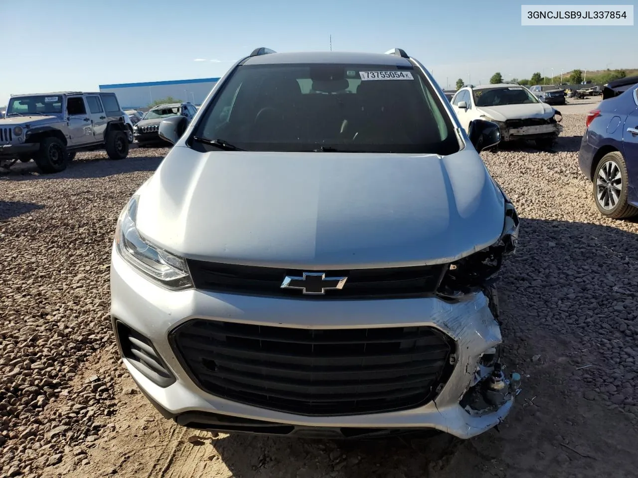 2018 Chevrolet Trax 1Lt VIN: 3GNCJLSB9JL337854 Lot: 73755054