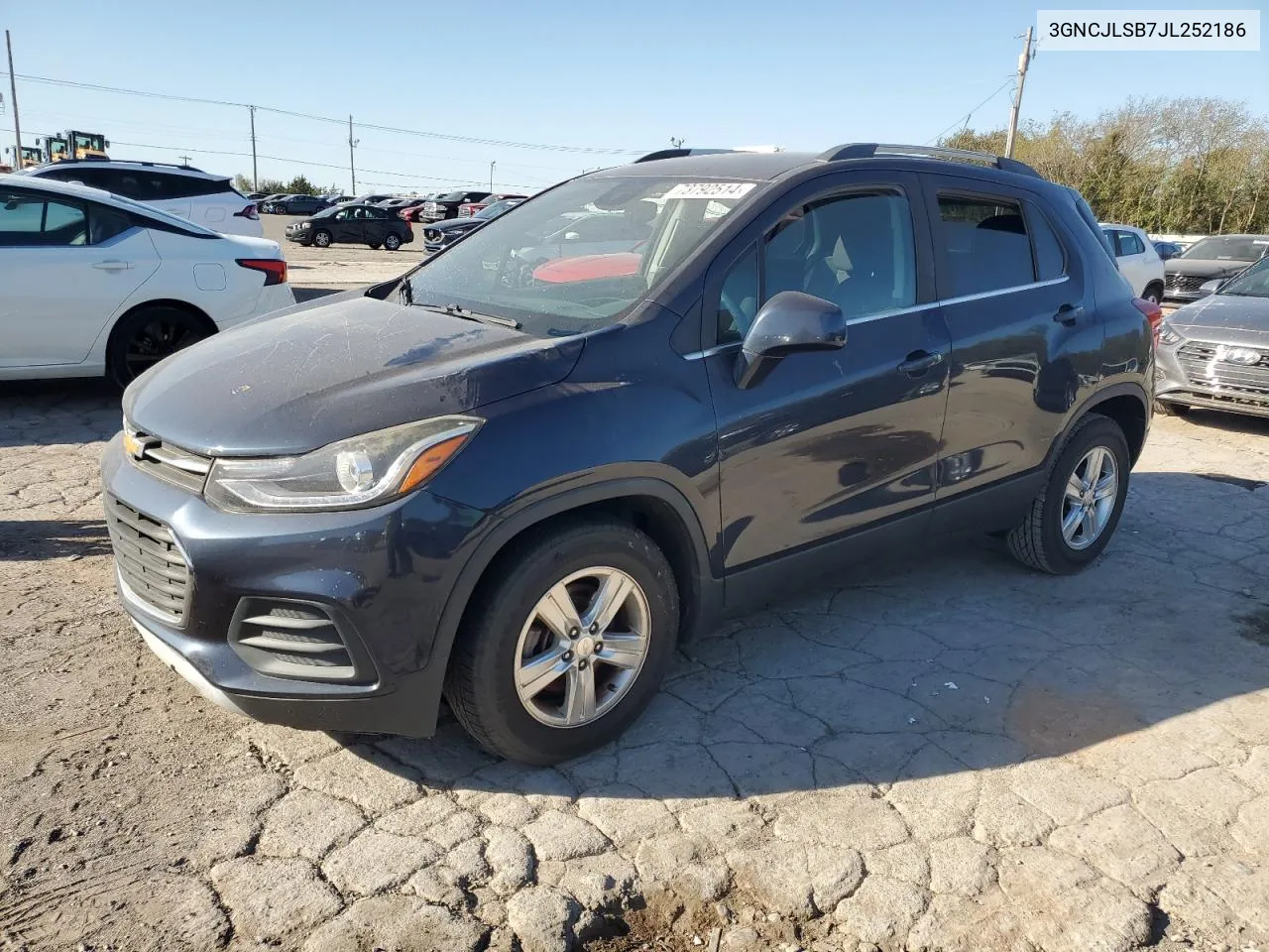 2018 Chevrolet Trax 1Lt VIN: 3GNCJLSB7JL252186 Lot: 73792514