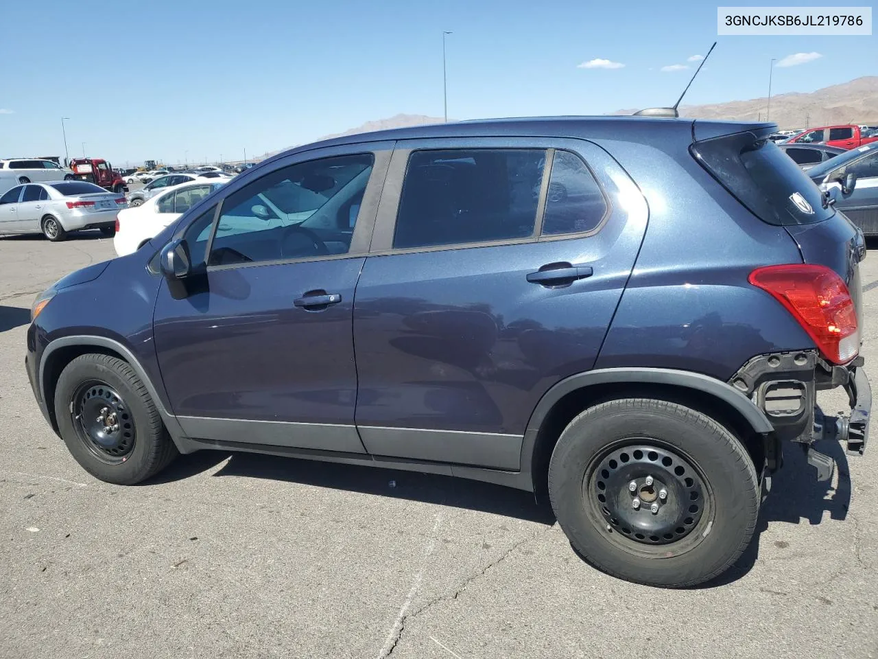 2018 Chevrolet Trax Ls VIN: 3GNCJKSB6JL219786 Lot: 73804814