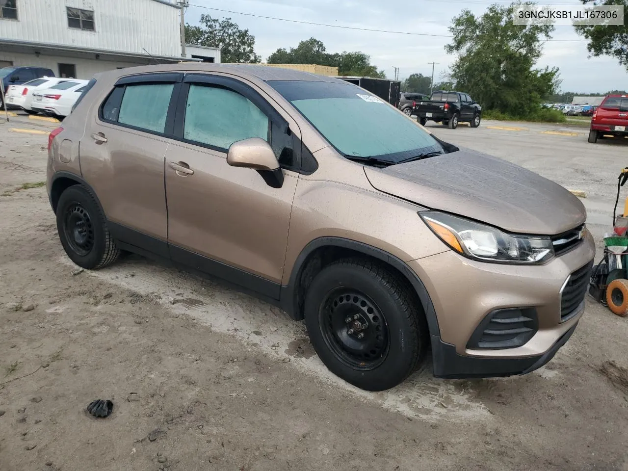 2018 Chevrolet Trax Ls VIN: 3GNCJKSB1JL167306 Lot: 74051794