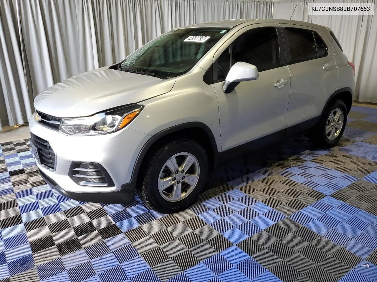 2018 Chevrolet Trax Ls VIN: KL7CJNSB8JB707663 Lot: 74120674