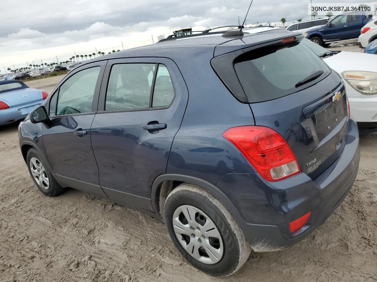 2018 Chevrolet Trax Ls VIN: 3GNCJKSB7JL364190 Lot: 74258574