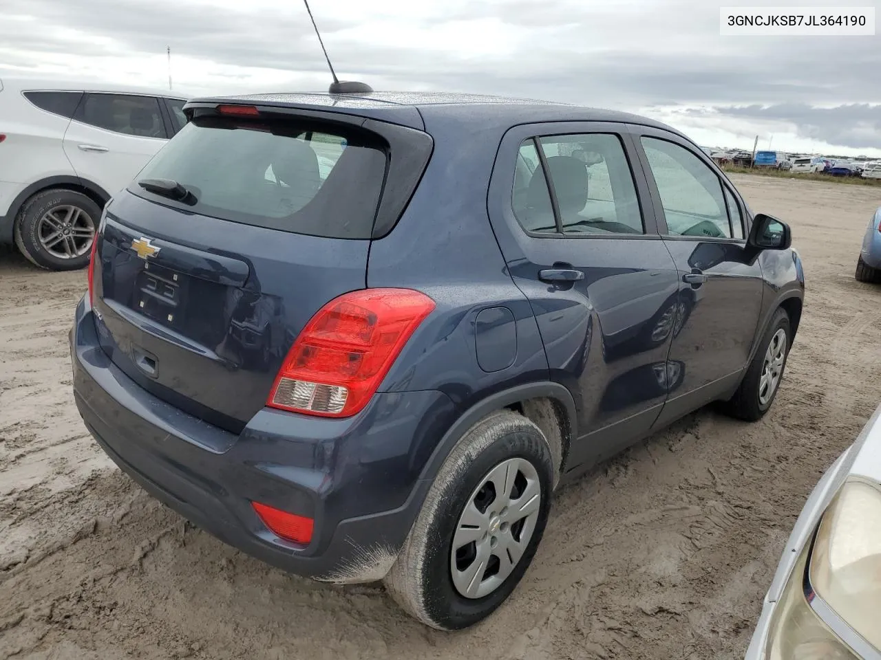 2018 Chevrolet Trax Ls VIN: 3GNCJKSB7JL364190 Lot: 74258574