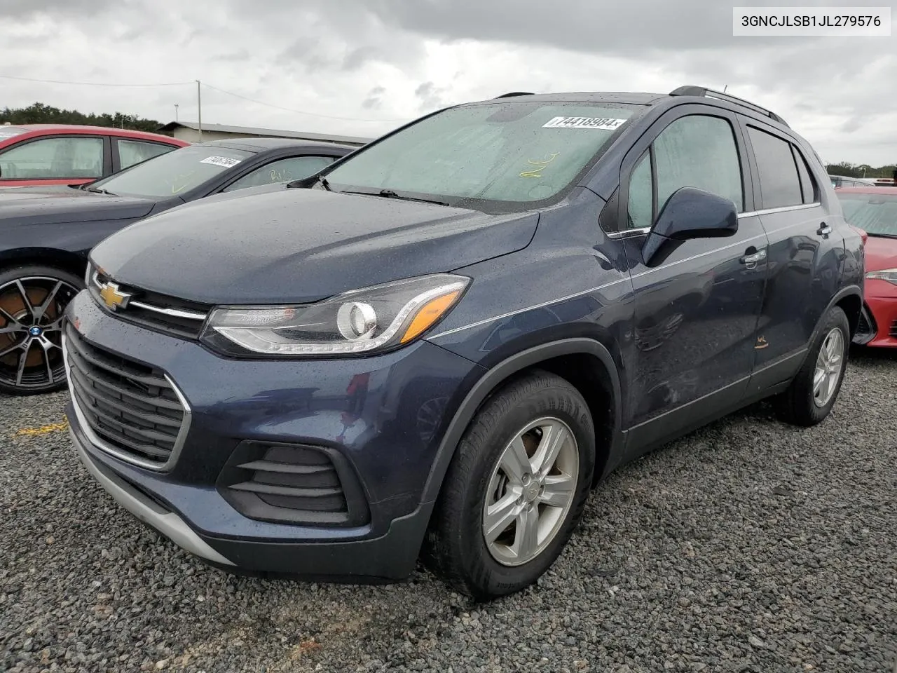 2018 Chevrolet Trax 1Lt VIN: 3GNCJLSB1JL279576 Lot: 74418984