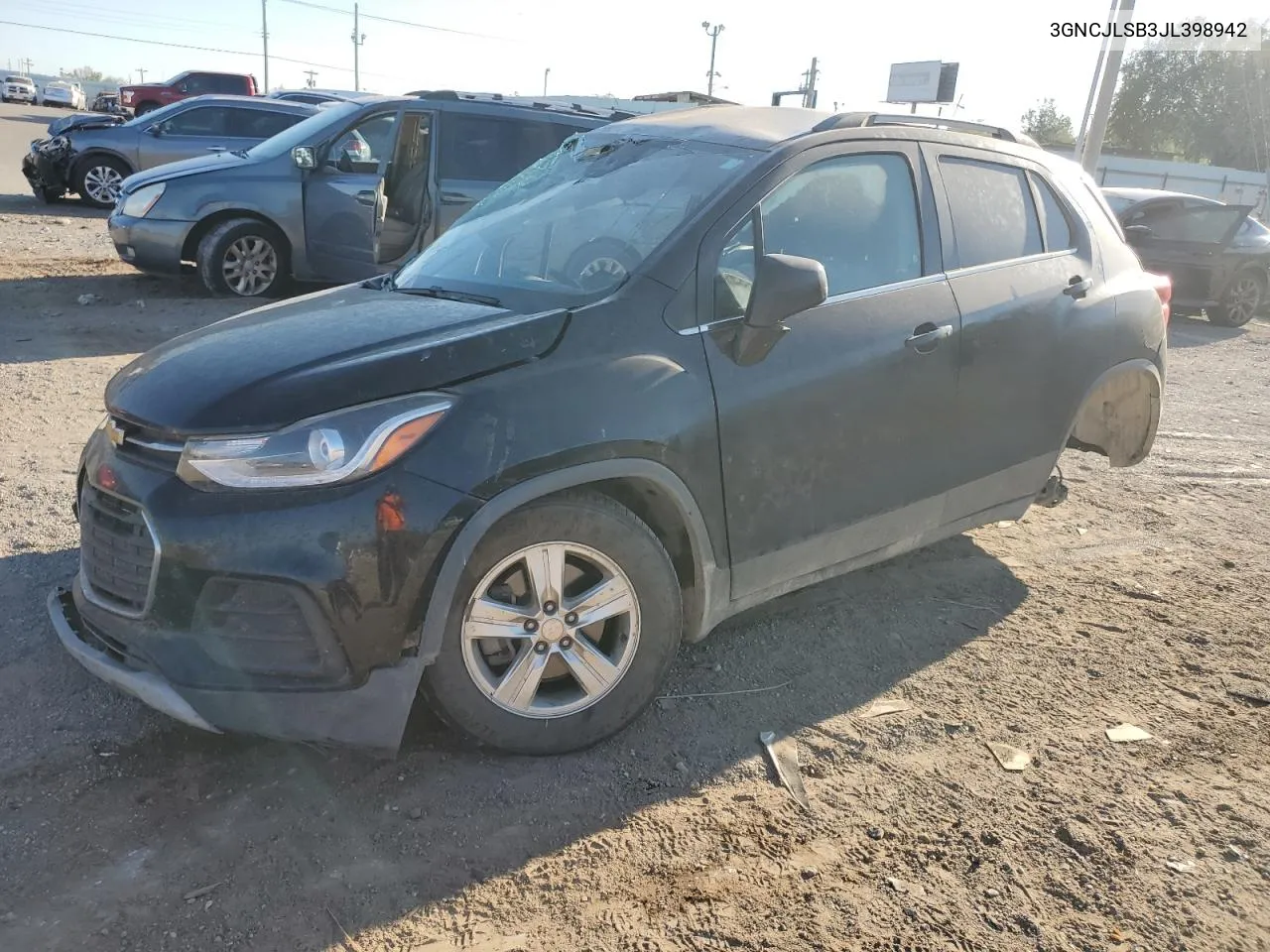 2018 Chevrolet Trax 1Lt VIN: 3GNCJLSB3JL398942 Lot: 74641174