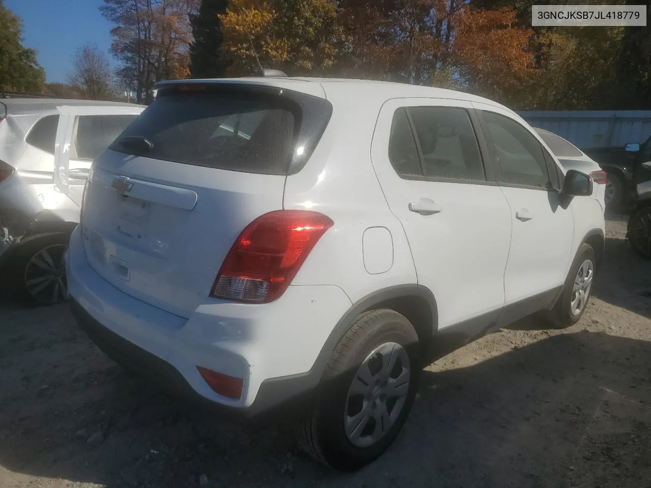 3GNCJKSB7JL418779 2018 Chevrolet Trax Ls