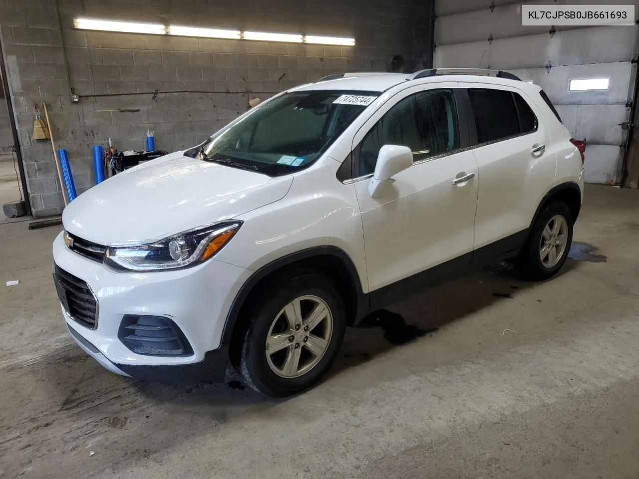 2018 Chevrolet Trax 1Lt VIN: KL7CJPSB0JB661693 Lot: 74725744