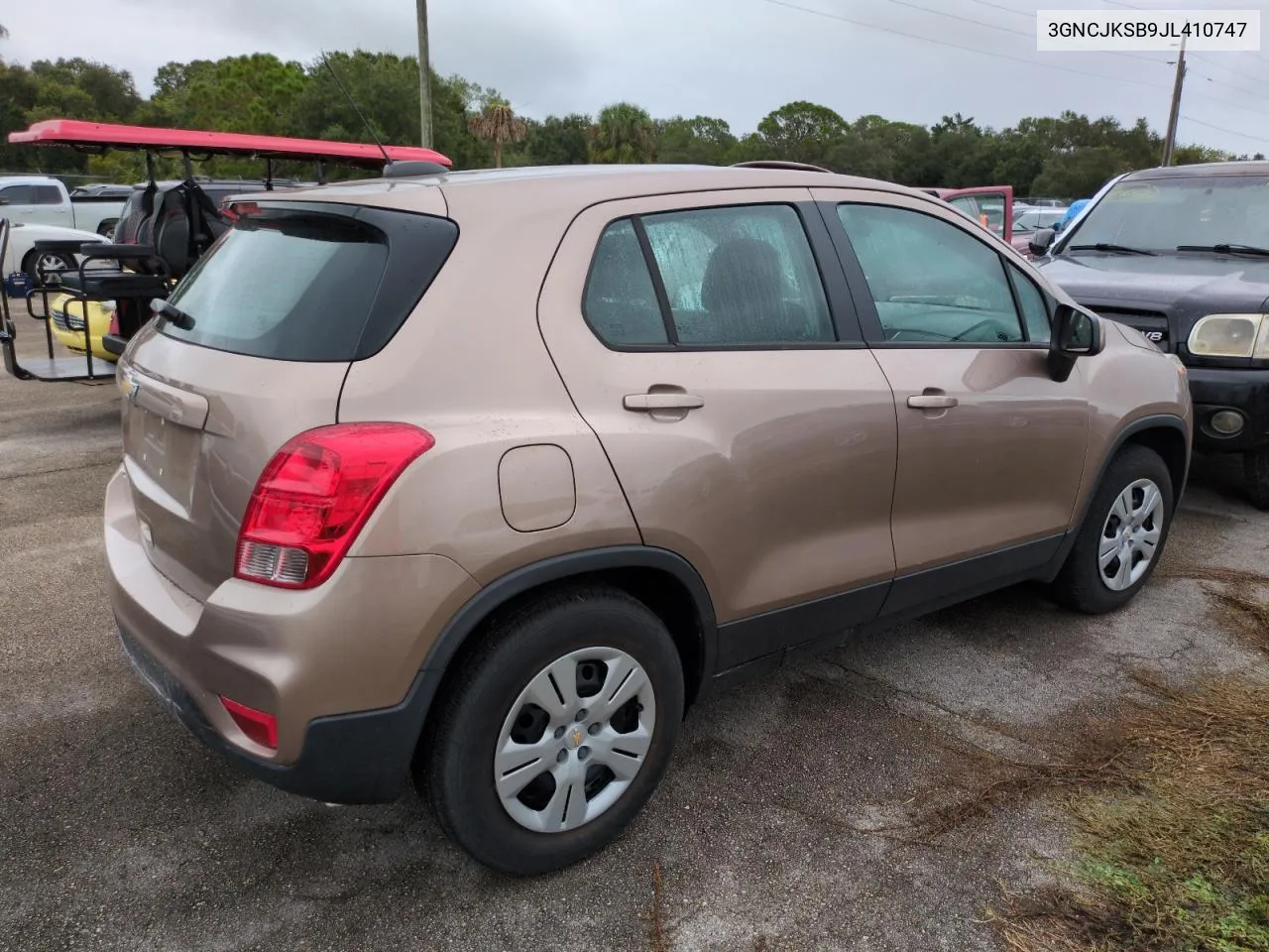 2018 Chevrolet Trax Ls VIN: 3GNCJKSB9JL410747 Lot: 74857104