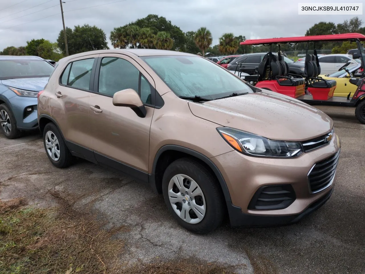 2018 Chevrolet Trax Ls VIN: 3GNCJKSB9JL410747 Lot: 74857104