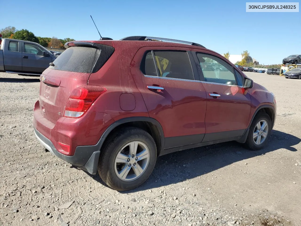 2018 Chevrolet Trax 1Lt VIN: 3GNCJPSB9JL248325 Lot: 74944394