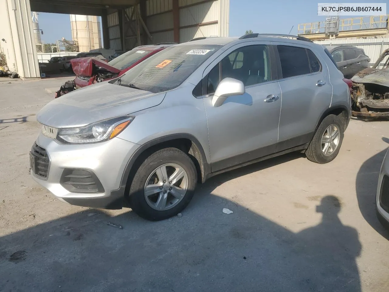 2018 Chevrolet Trax 1Lt VIN: KL7CJPSB6JB607444 Lot: 75033254