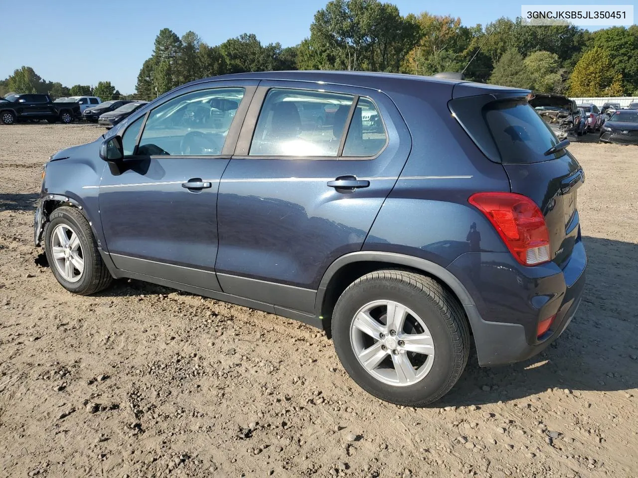 2018 Chevrolet Trax Ls VIN: 3GNCJKSB5JL350451 Lot: 75068084