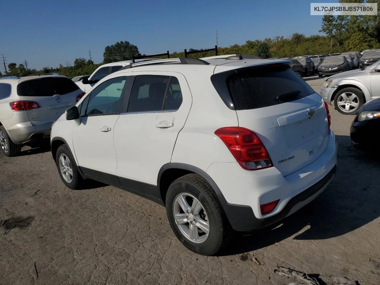 2018 Chevrolet Trax 1Lt VIN: KL7CJPSB8JB571806 Lot: 75184934