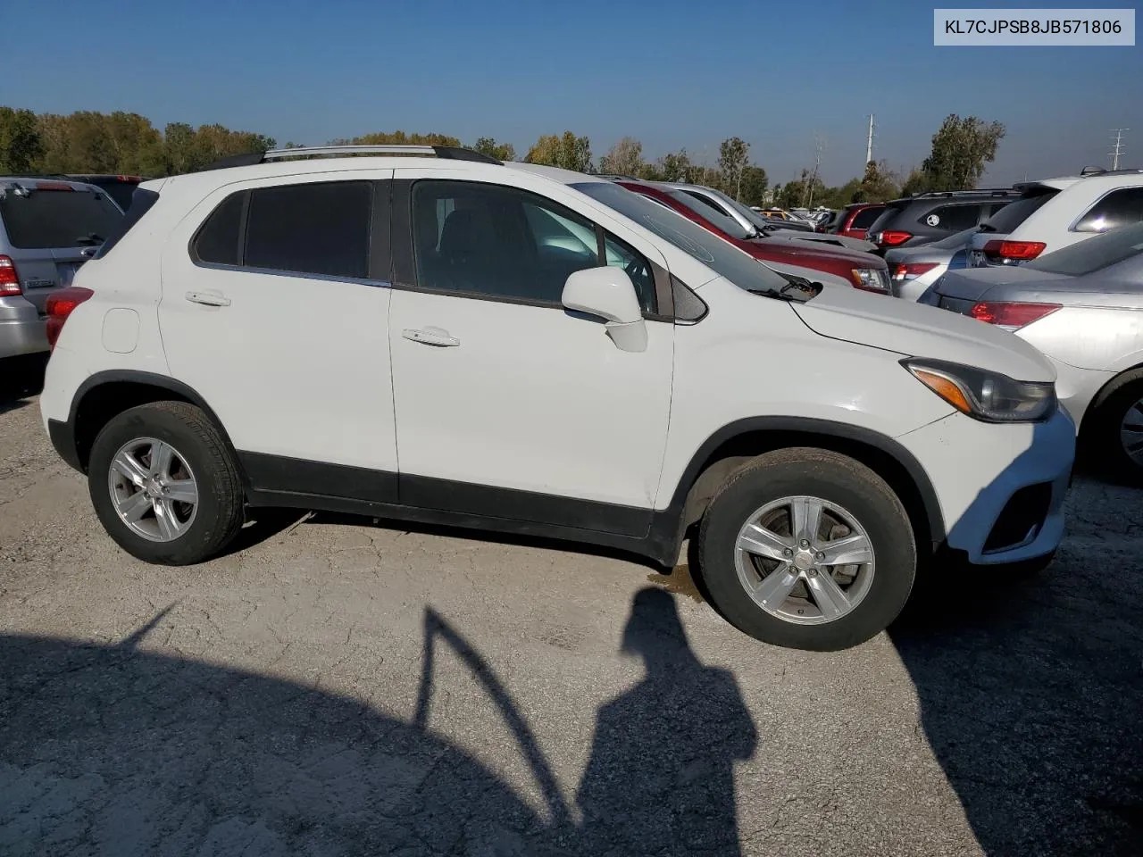 2018 Chevrolet Trax 1Lt VIN: KL7CJPSB8JB571806 Lot: 75184934