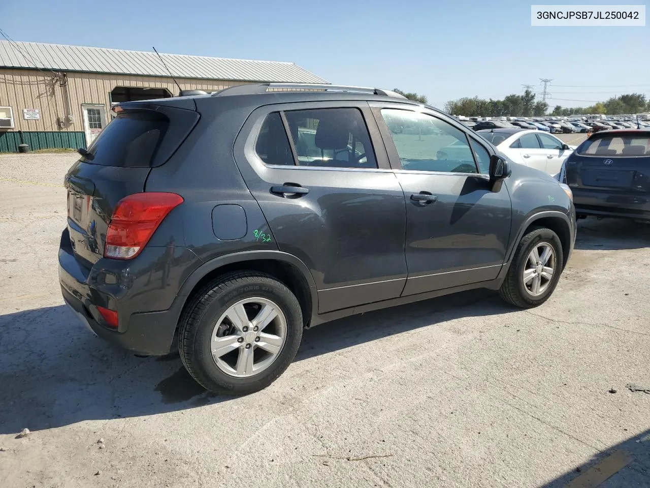 2018 Chevrolet Trax 1Lt VIN: 3GNCJPSB7JL250042 Lot: 75222734