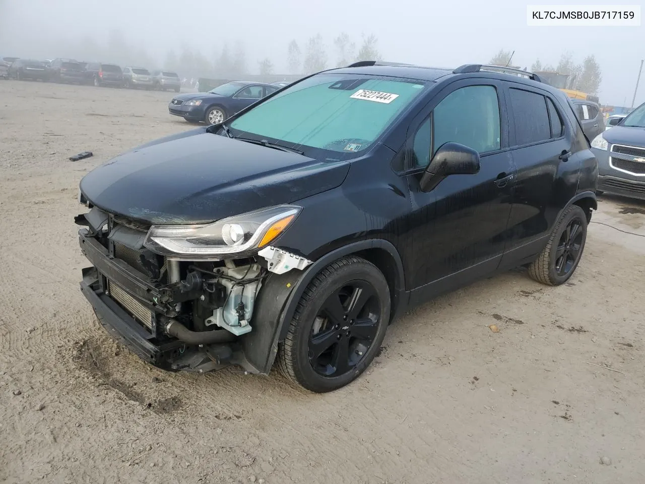 2018 Chevrolet Trax Premier VIN: KL7CJMSB0JB717159 Lot: 75227444