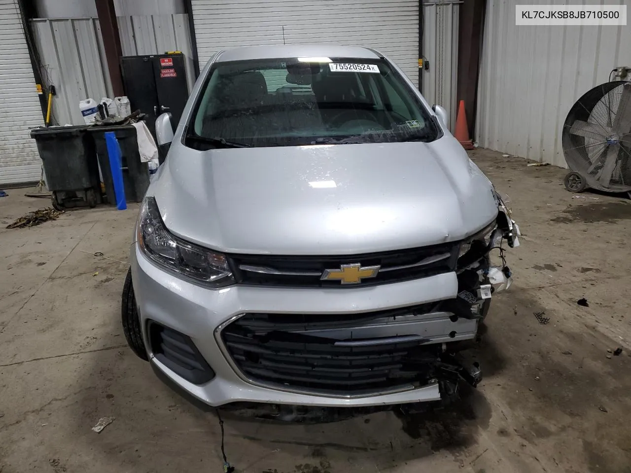 2018 Chevrolet Trax Ls VIN: KL7CJKSB8JB710500 Lot: 75520524