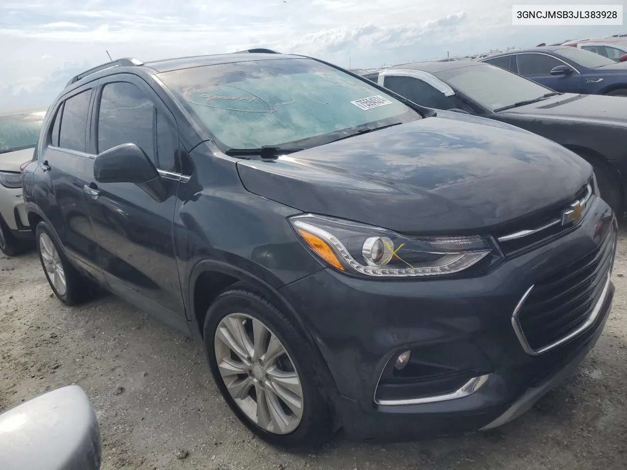 2018 Chevrolet Trax Premier VIN: 3GNCJMSB3JL383928 Lot: 75594524