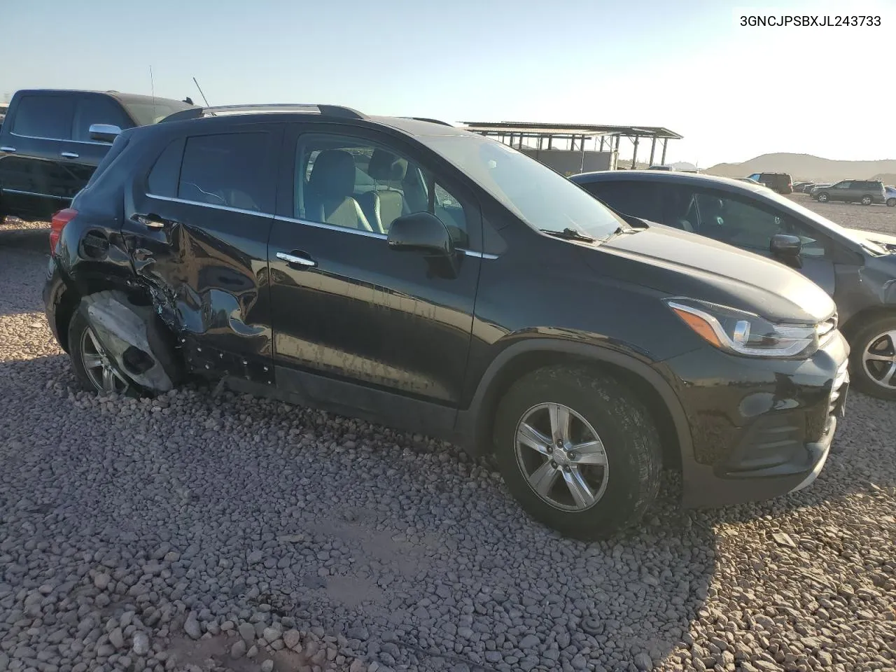 2018 Chevrolet Trax 1Lt VIN: 3GNCJPSBXJL243733 Lot: 75631904