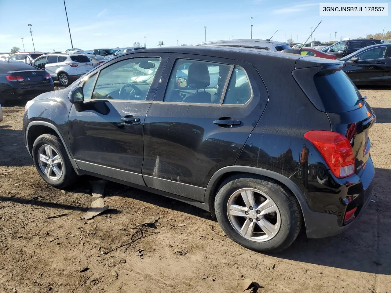 2018 Chevrolet Trax Ls VIN: 3GNCJNSB2JL178557 Lot: 75686184