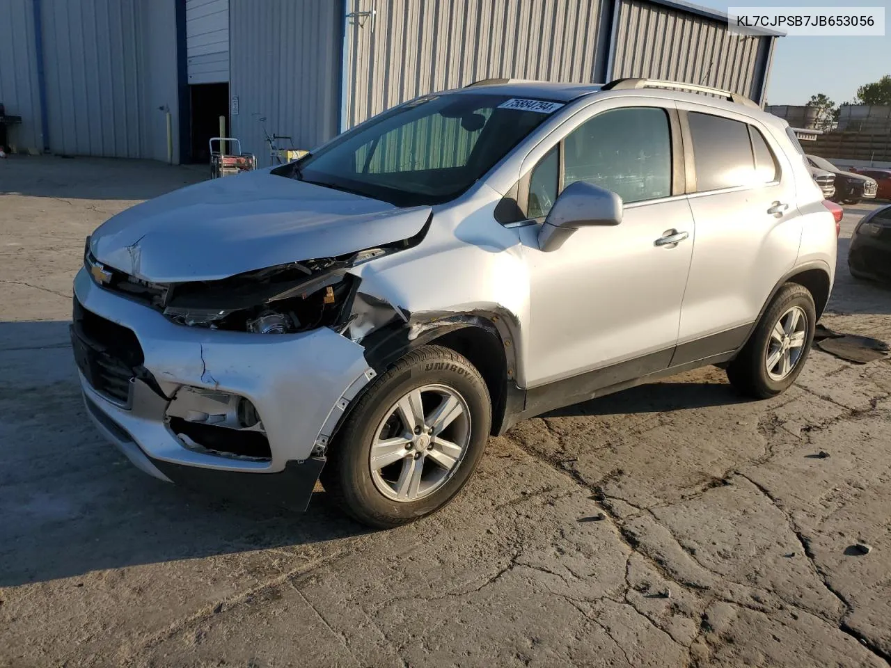 2018 Chevrolet Trax 1Lt VIN: KL7CJPSB7JB653056 Lot: 75884794