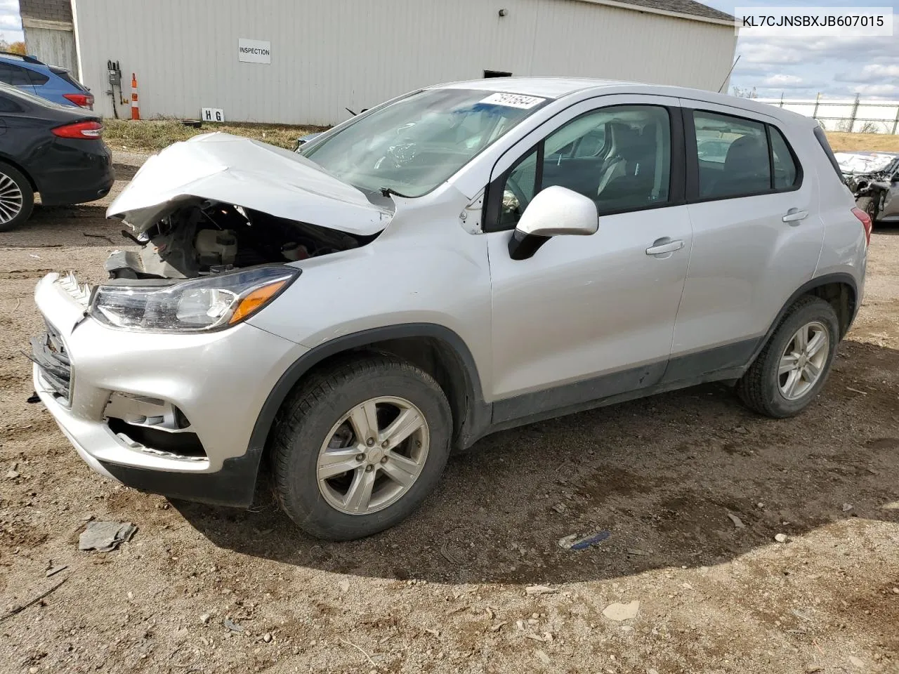 2018 Chevrolet Trax Ls VIN: KL7CJNSBXJB607015 Lot: 75915644