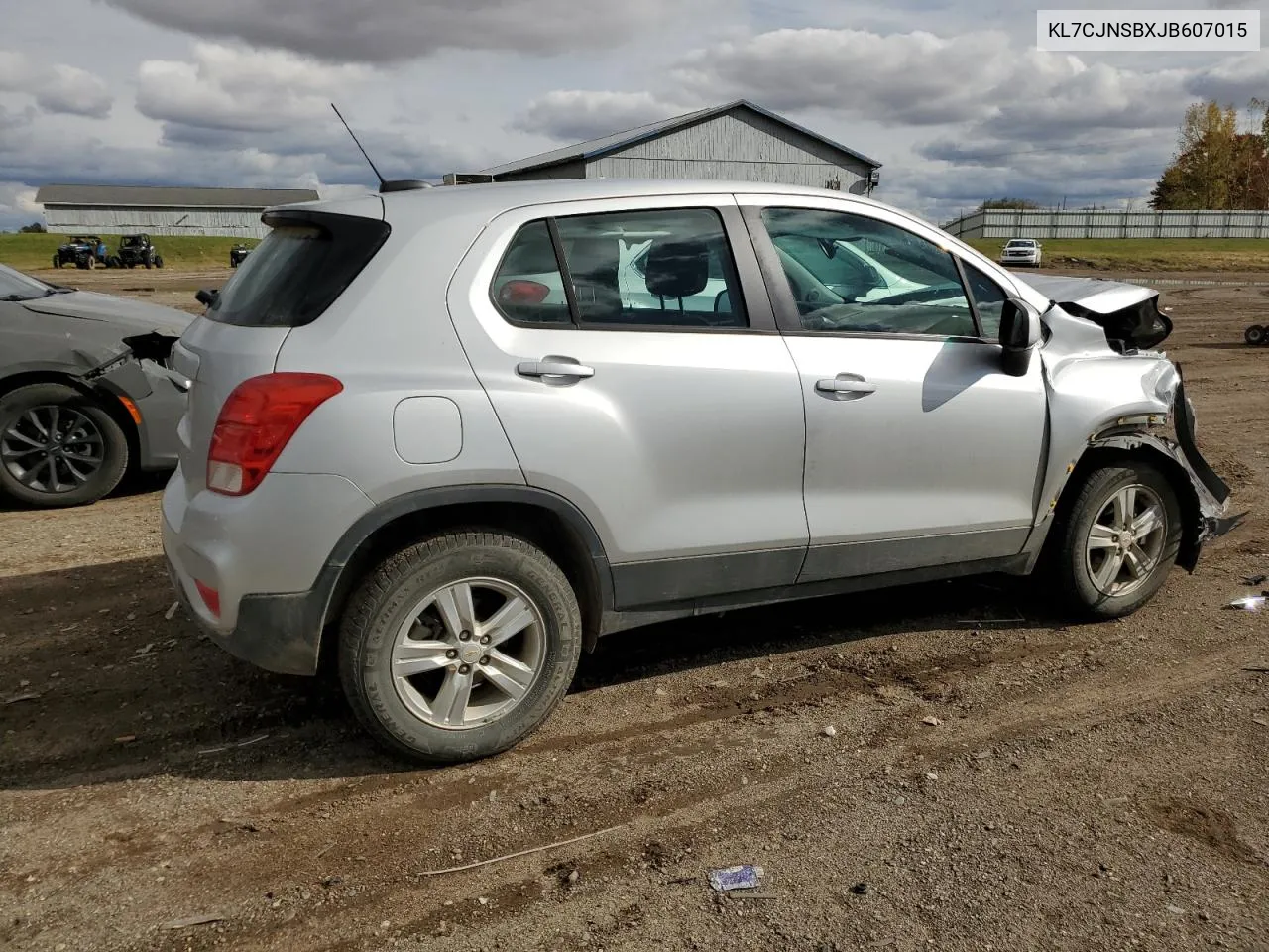 2018 Chevrolet Trax Ls VIN: KL7CJNSBXJB607015 Lot: 75915644