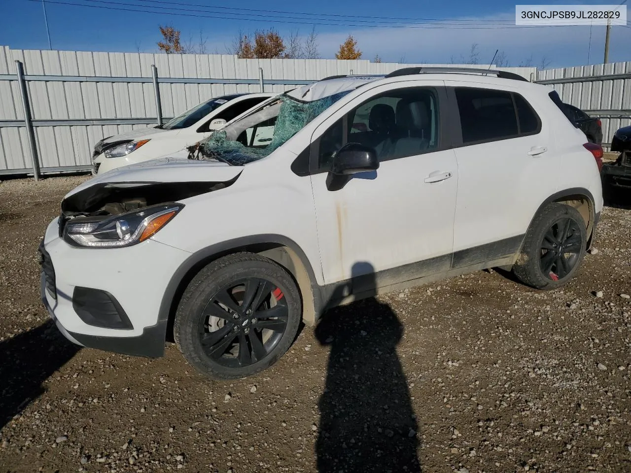 2018 Chevrolet Trax 1Lt VIN: 3GNCJPSB9JL282829 Lot: 75954854