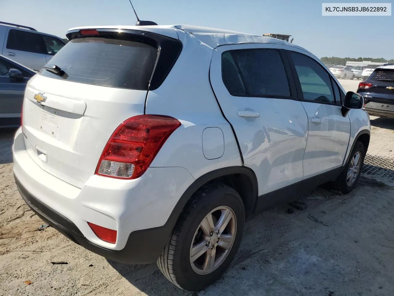 2018 Chevrolet Trax Ls VIN: KL7CJNSB3JB622892 Lot: 76168704