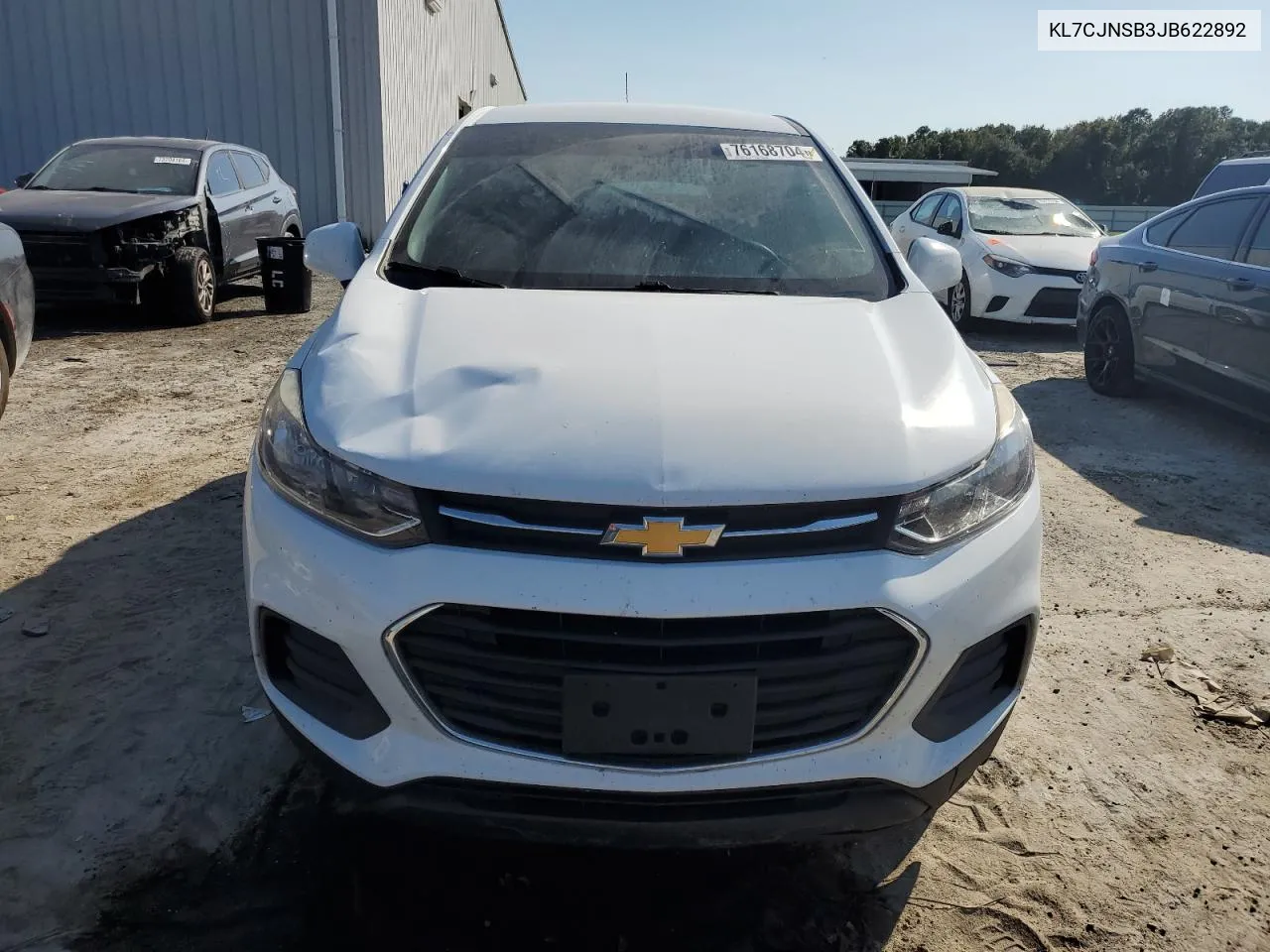 2018 Chevrolet Trax Ls VIN: KL7CJNSB3JB622892 Lot: 76168704