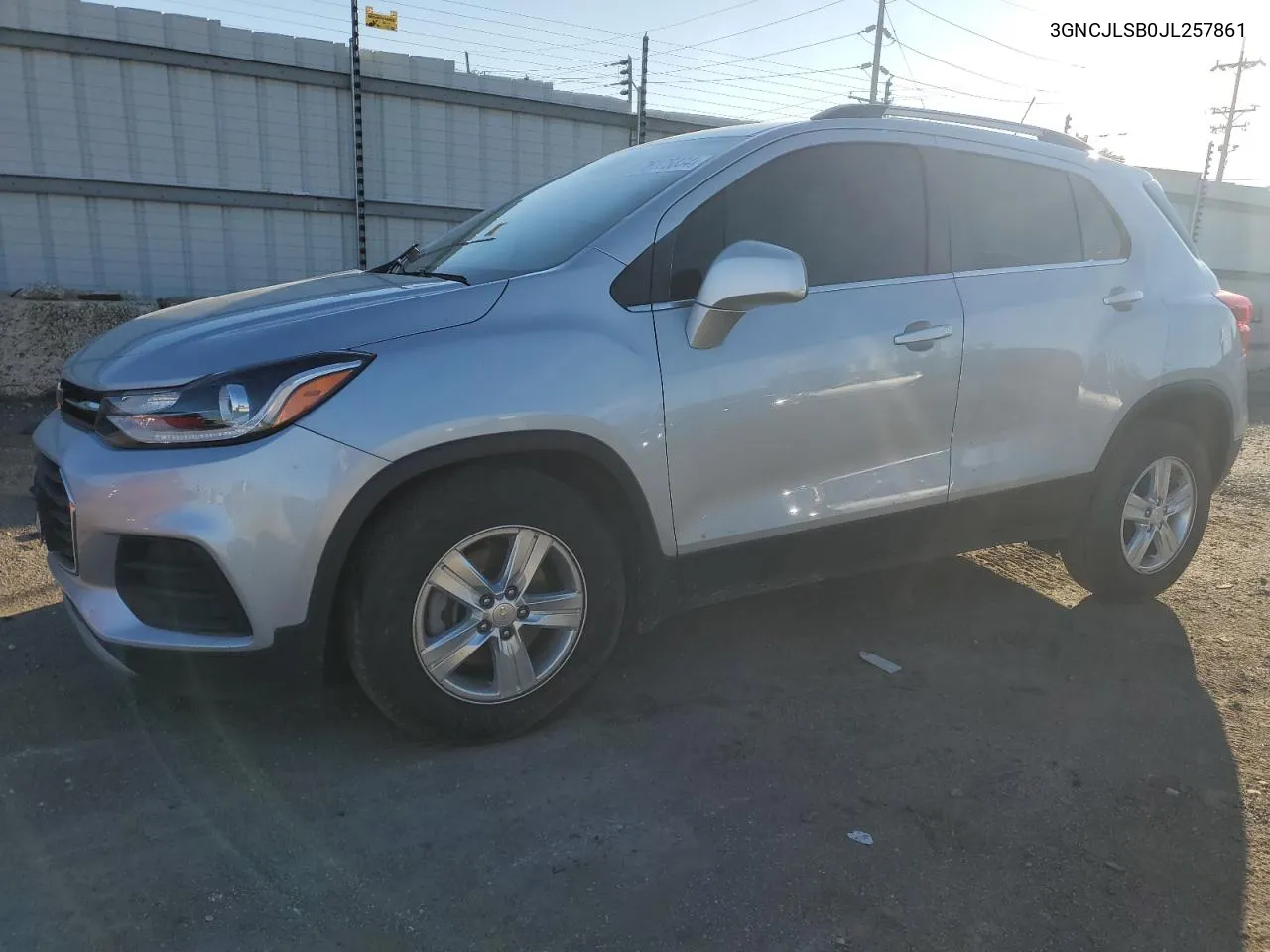 2018 Chevrolet Trax 1Lt VIN: 3GNCJLSB0JL257861 Lot: 76175834