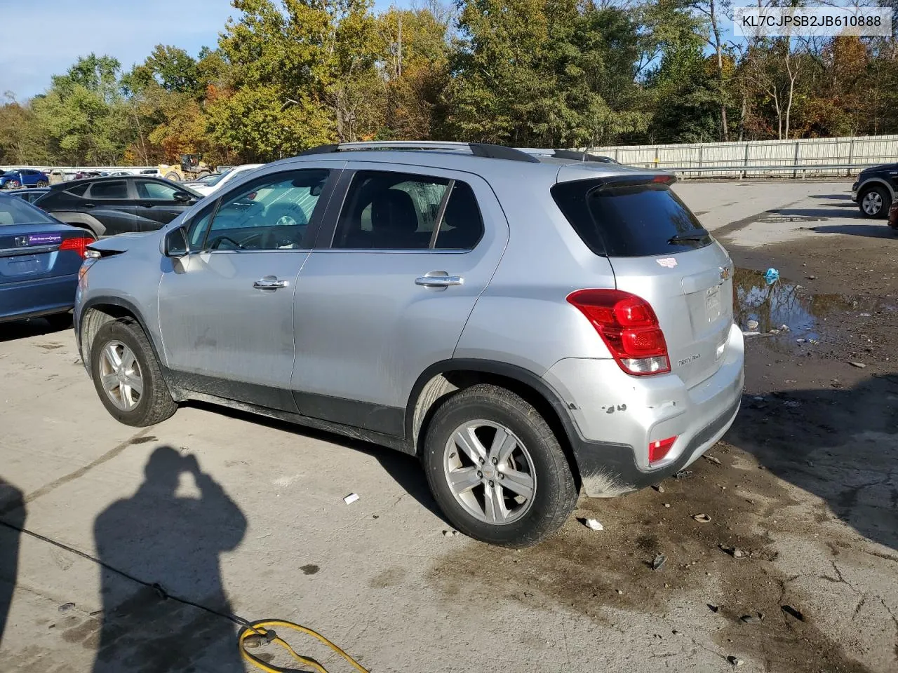 2018 Chevrolet Trax 1Lt VIN: KL7CJPSB2JB610888 Lot: 76300254